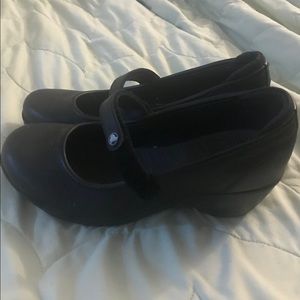 Crocs 2 inch wedge Mary Janes
